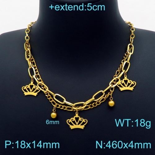 Stainless Steel Necklace-KK220217-KN203259-Z--24