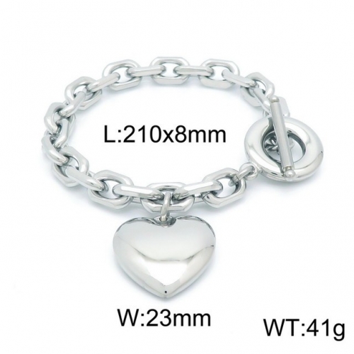 Stainless Steel Bracelet-kb152758-Z--17