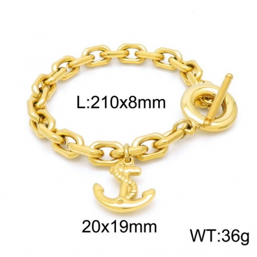 Stainless Steel Bracelet-kb152761-Z--22