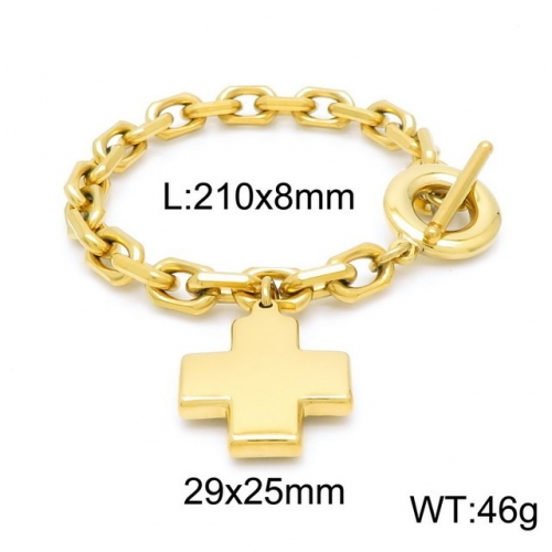 Stainless Steel Bracelet-kb152763-Z--22