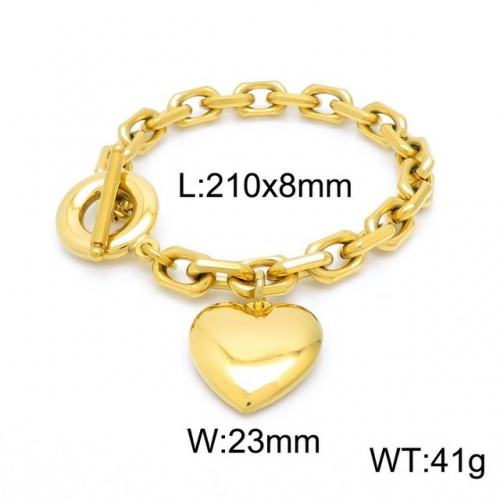 Stainless Steel Bracelet-kb152759-Z--22