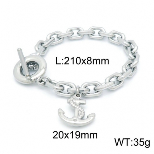 Stainless Steel Bracelet-kb152760-Z--17