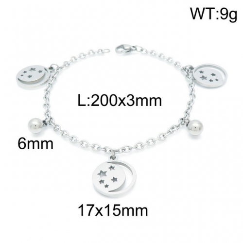 Stainless Steel Bracelet-kb152740-Z--10