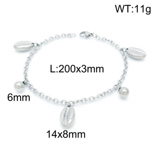 Stainless Steel Bracelet-kb152750-Z--12