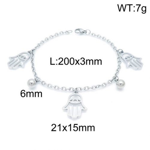 Stainless Steel Bracelet-kb152738-Z--10