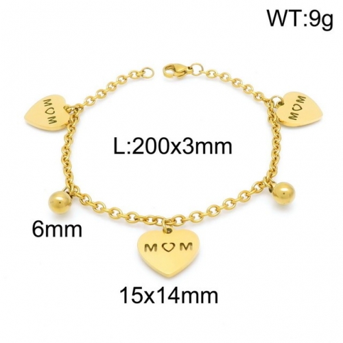 Stainless Steel Bracelet-kb152745-Z--14