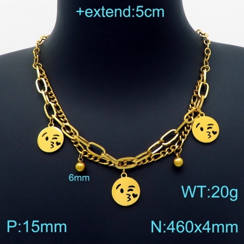 Stainless Steel Necklace-KK220217-KN203258-Z--24