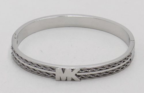 Stainless Steel Brand Bangle-SHK220304-IMG_8337