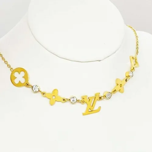 Stainless Steel Brand Necklace-RR220307-Rrx0451-18