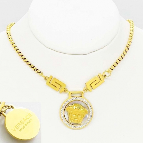 Stainless Steel Brand Necklace-RR220307-Rrx0460-21