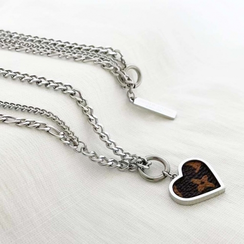 Stainless Steel Brand Necklace-RR220307-Rrx0464-21