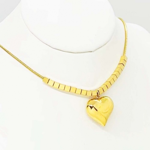 Stainless Steel Brand Necklace-RR220307-Rrx0455-18