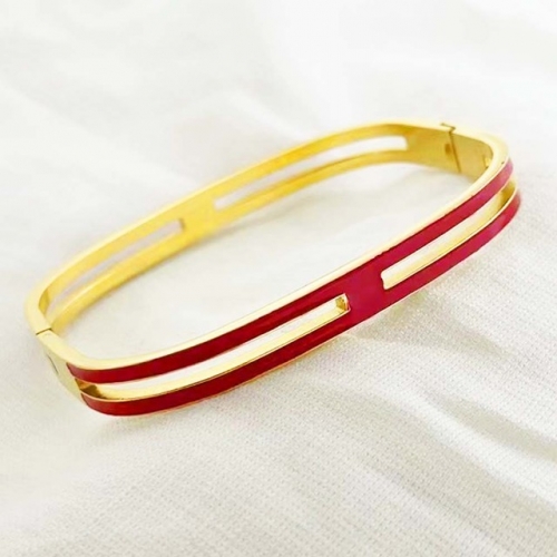 Stainless Steel Brand Bangle-RR220310-Rrs04042-24