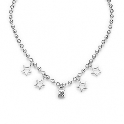 Stainless Steel Uno de 50 Necklace-HF220311-UNTZ2206-12