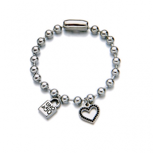 Stainless Steel Uno de 50 Bracelet-HF220311-UNSL2211-15-2