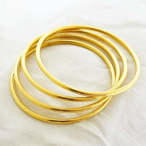 Stainless Steel Brand Bangle-RR220310-Rrs04034-22