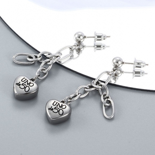 Stainless Steel Uno de 50 Earrings-CH220311-P8YSNX