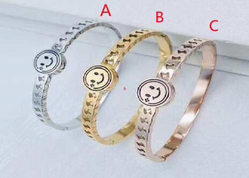 Stainless Steel Brand Bangle-photo shows-A