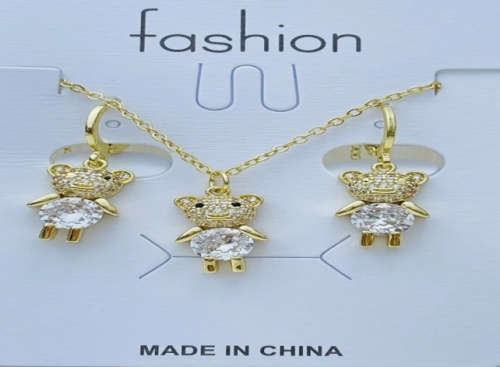 Alloy Copper Jewelry Set-XG220316-P12D