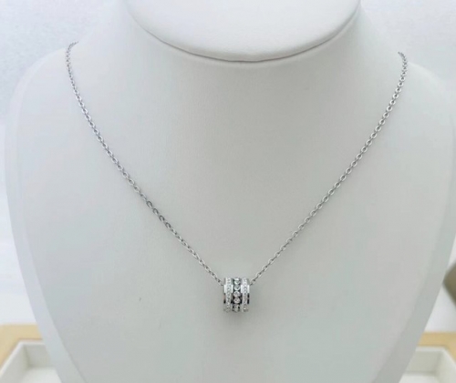 Stainless Steel Brand Necklace-XG220316-P10R