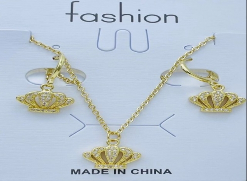 Alloy Copper Jewelry Set-XG220316-P12Q