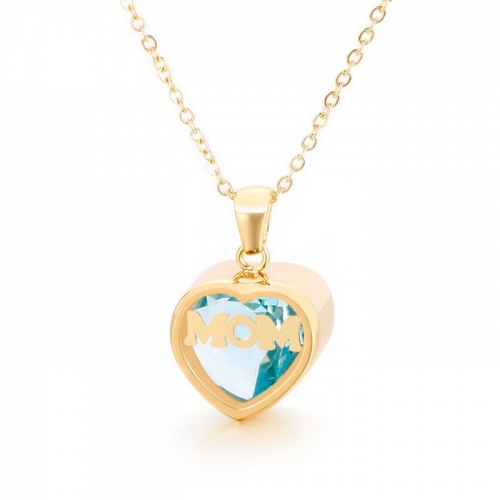 Stainless Steel Mother Necklace-KK220322-KN196891-K-16