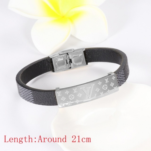 Stainless Steel Brand Bangle-HY220322-P15ZSI