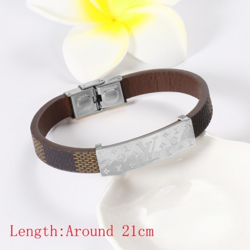 Stainless Steel Brand Bangle-HY220322-P15DFF