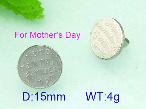 Stainless Steel Mother Earrings-KK220322-KE68772-K-7