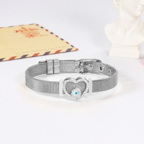 Stainless Steel Brand Bangle-HY220322-P16ILK