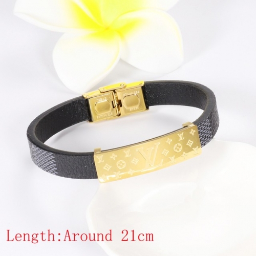 Stainless Steel Brand Bangle-HY220322-P17YHH