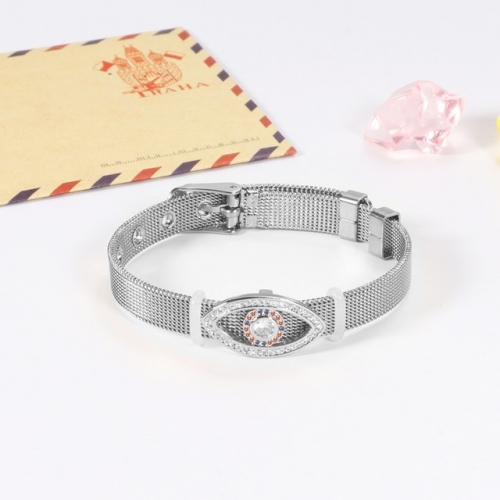 Stainless Steel Brand Bangle-HY220322-P16VIK