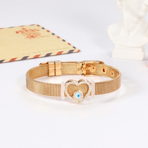 Stainless Steel Brand Bangle-HY220322-P18DII