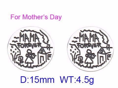 Stainless Steel Mother Earrings-KK220322-KE68766-K-7