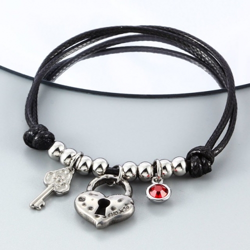 Stainless Steel Uno de 50 Bracelet-CH220330-P13ESA