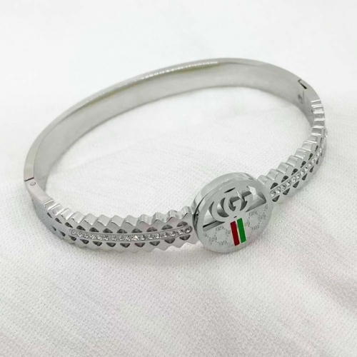 Stainless Steel Brand Bangle-RR220412-Rrs04061-23