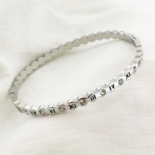 Stainless Steel Brand Bangle-RR220412-Rrs04043-23