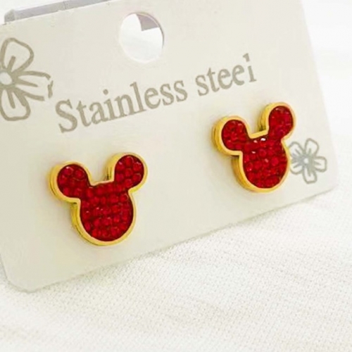 Stainless Steel Brand Earrings-RR220412-Rre0673-11