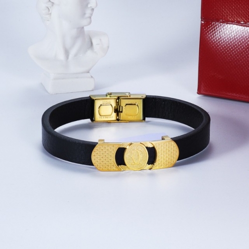 Stainless Steel Brand Bangle-HY220412-P18AA