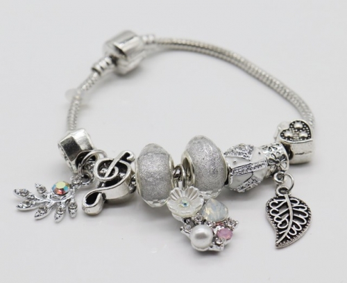 Stainless Steel Bracelet with alloy copper charms-DN220413-IMG_9351