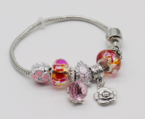 Stainless Steel Bracelet with alloy copper charms-DN220413-IMG_9365