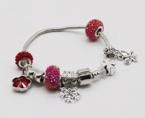 Stainless Steel Bracelet with alloy copper charms-DN220413-IMG_9353