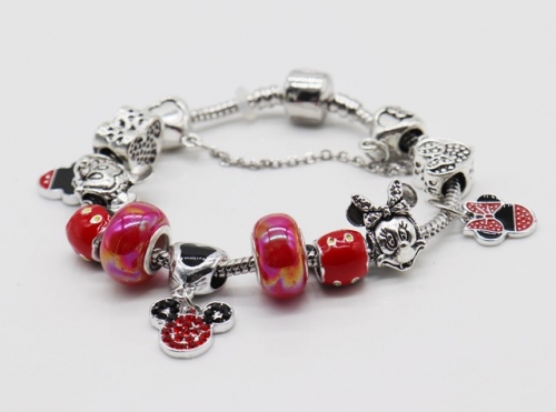 Stainless Steel Bracelet with alloy copper charms-DN220413-IMG_9335