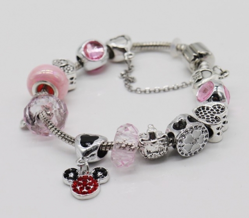 Stainless Steel Bracelet with alloy copper charms-DN220413-IMG_9336