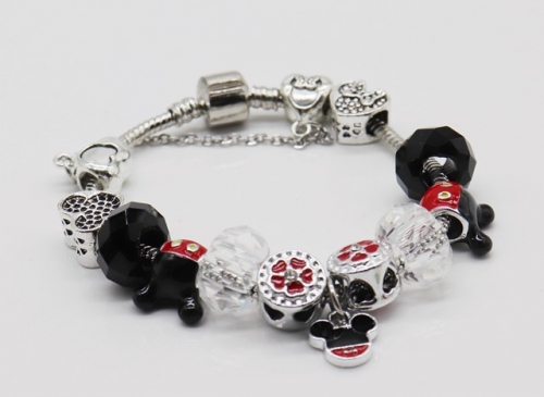 Stainless Steel Bracelet with alloy copper charms-DN220413-IMG_9332