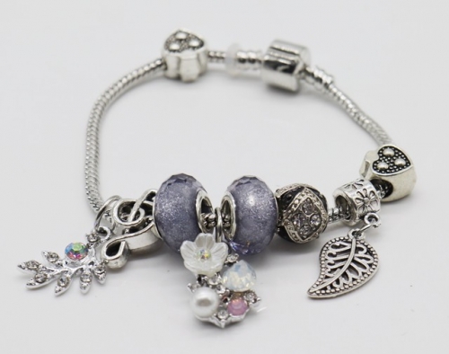 Stainless Steel Bracelet with alloy copper charms-DN220413-IMG_9358