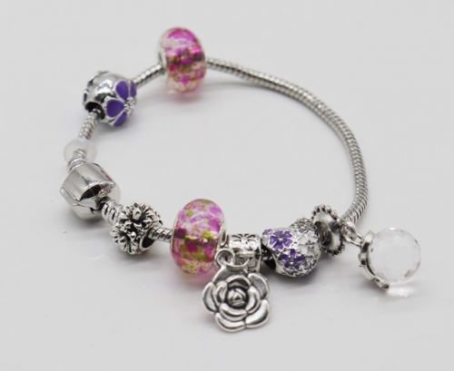 Stainless Steel Bracelet with alloy copper charms-DN220413-IMG_9352