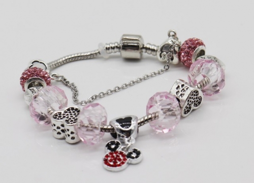 Stainless Steel Bracelet with alloy copper charms-DN220413-IMG_9334