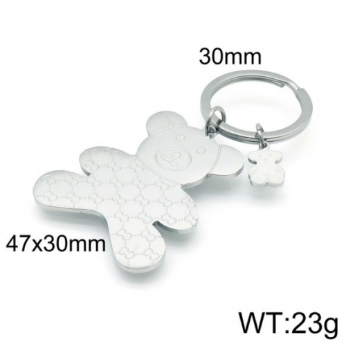 Stainless Steel TOU*S Keychain-DY211222-SK-018S-214-15