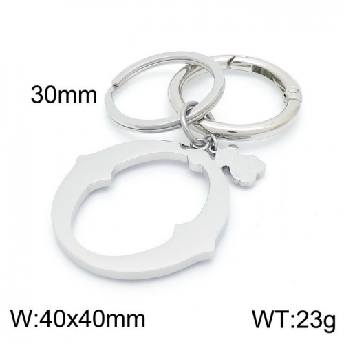 Stainless Steel TOU*S Keychain-DY211222-SK-011S-214-15